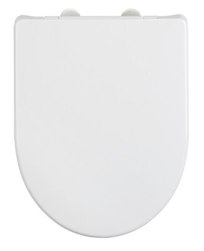 Capac de toaleta, wenko, sindia, 36.5 x 46.5 cm, duroplast, alb