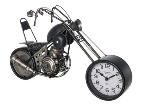 Ceas de masa charles motorcycle, bizzotto, 45x13.5x28 cm, otel