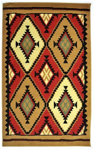 Covor africa, decorino, 67x120 cm, polipropilena, multicolor
