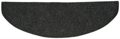 Covor scari semirotund c-290104, decorino, 21x65 cm, polipropilena, negru