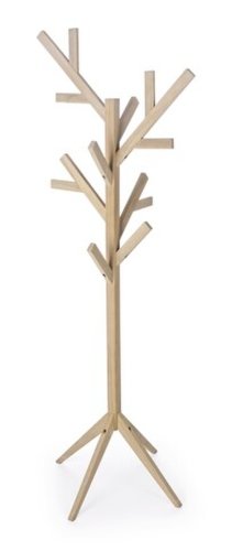 Cuier daiki tree, bizzotto, 60x60x169 cm, lemn de stejar