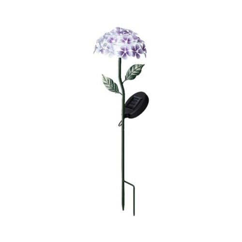 Lampa de gradina flower stake, lumineo, 17x54 cm, 26 led-uri, mov