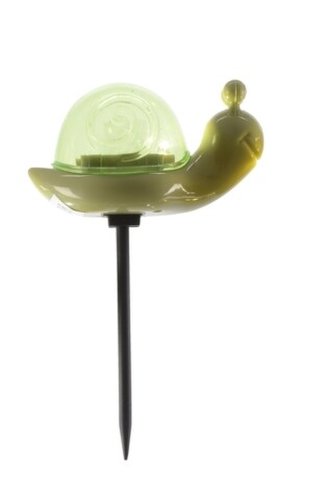 Lampa de gradina snail, lumineo, 10x6x15 cm, plastic, verde
