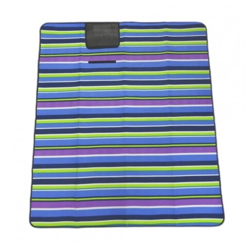 Patura pentru picnic fleece stripe, heinner, 130x150 cm, poliester, multicolor