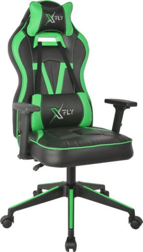 Scaun de birou, seatix, xfly vendetta, 62x120x46 cm, poliuretan, verde/negru