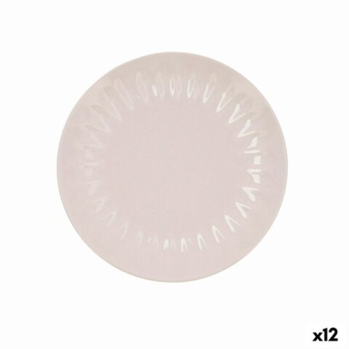 Set 12 farfurii pentru desert, bidasoa, romantic, Ø 21 cm, ceramica, roz