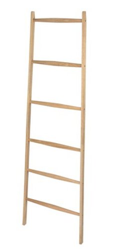 Suport pentru prosoape, wenko, acina ladder, 55 x 21 x 170.5 cm, lemn, natur