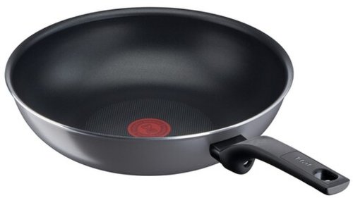 Tigaie wok, tefal, easy plus, 28 cm Ø, aluminiu