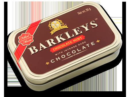 Dropsuri Barkleys cu Ciocolata si Menta 50g