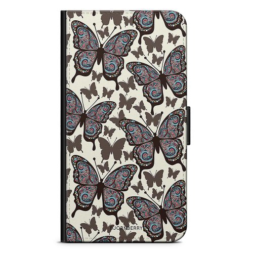 Bjornberry wallet case huawei mate 8 - fluturi colorați