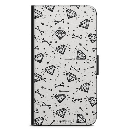 Bjornberry wallet case sony xperia x - diamond pattern