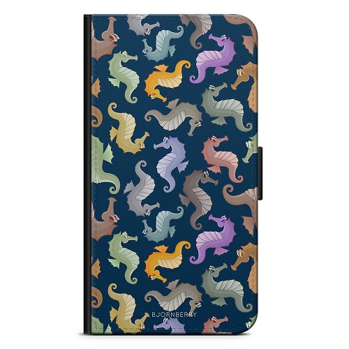 Bjornberry wallet case sony xperia z3+ - cartoon seahorses