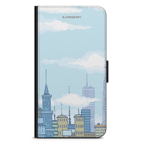 Bjornberry wallet case sony xperia z3 - cartoon skyline