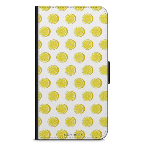 Bjornberry wallet case sony xperia z3+ - lemons white