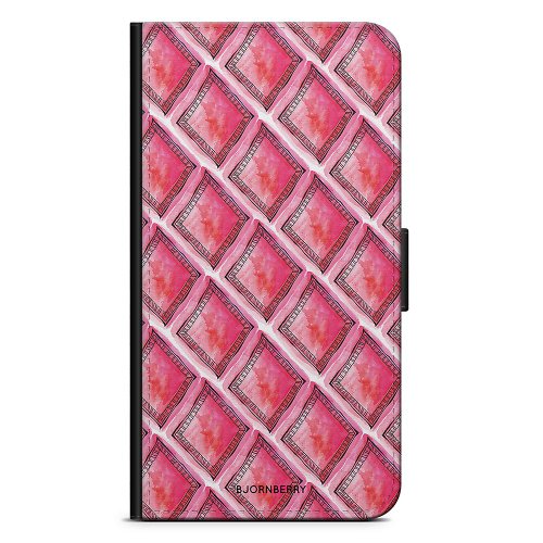 Bjornberry wallet case sony xperia z3 - romb roșu
