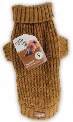 All for paws fisherman pulover pentru câini, maro deschis
