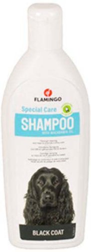 Flamingo Şampon pentru câini cu blană neagră, cu ulei de macadamia 300ml